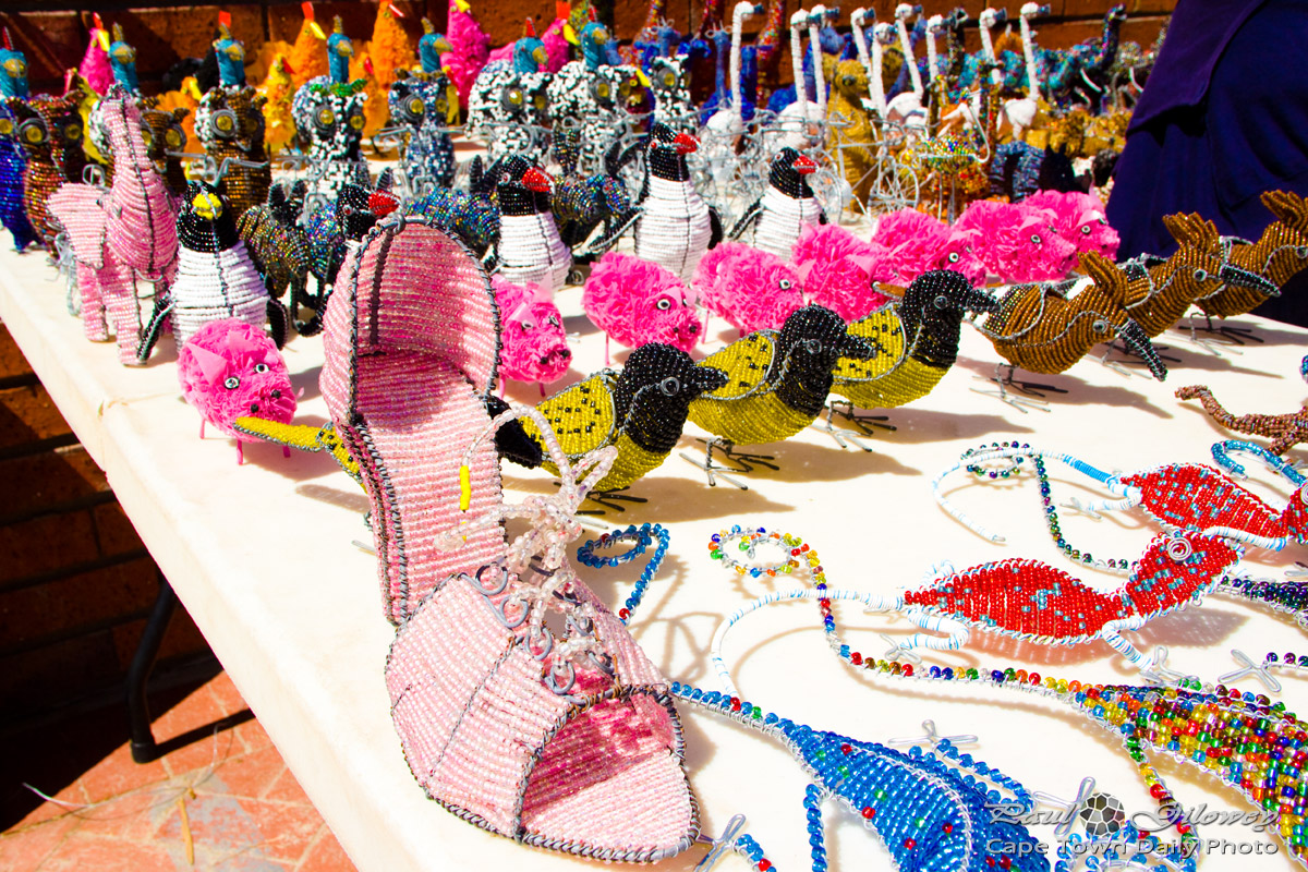 Cinderella's shoe of beads