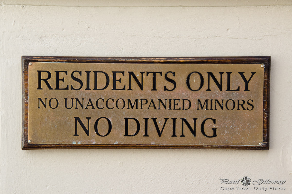 No diving no fun