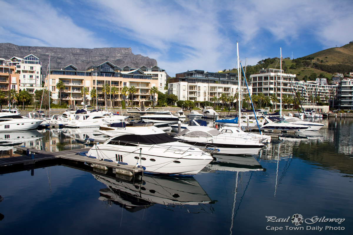 Table Bay harbour's yacht basin