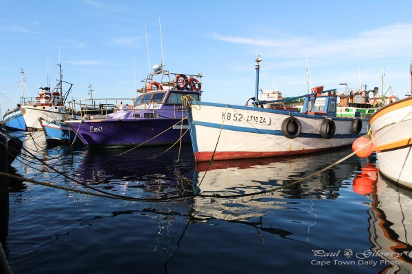 Kalk Bay's colourful fishing boats