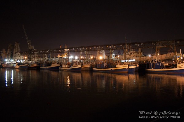 Fishing boats of Table Bay Harbour